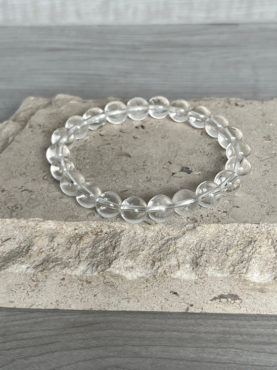 Clear Quartz Gemstone Bracelet