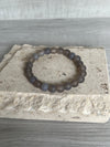 Grey Agate Gemstone Bracelet