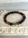 Brown Agate Gemstone Bracelet