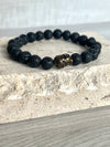 Buddha Lava Gemstone Bracelet