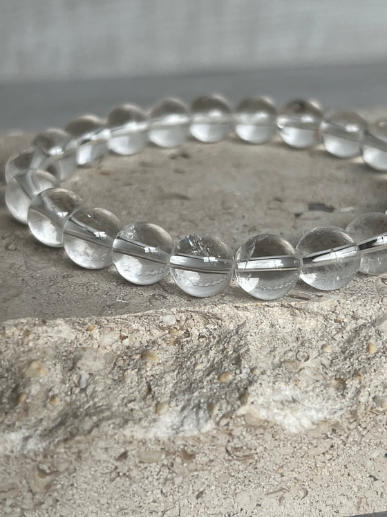 Clear Quartz Gemstone Bracelet