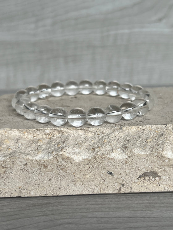 Clear Quartz Gemstone Bracelet