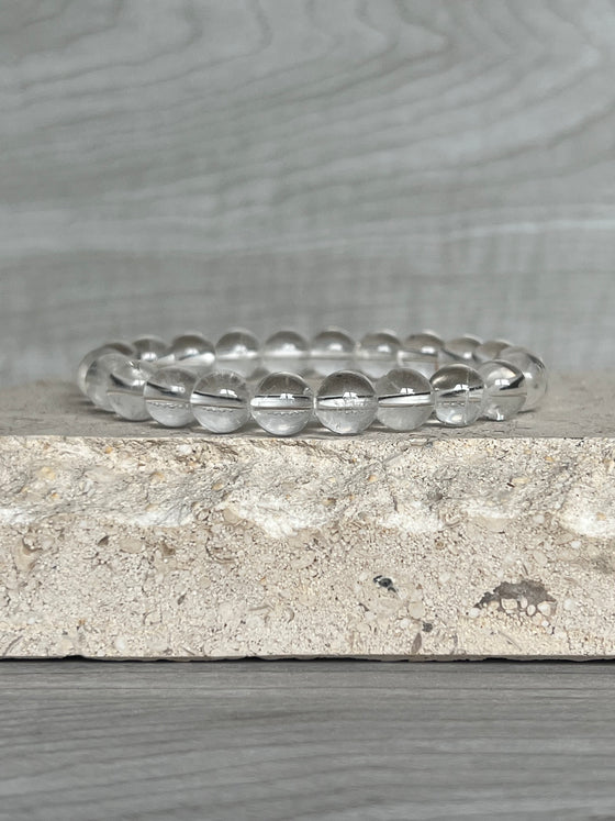 Clear Quartz Gemstone Bracelet