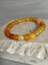 Orange Agate Gemstone Bracelet