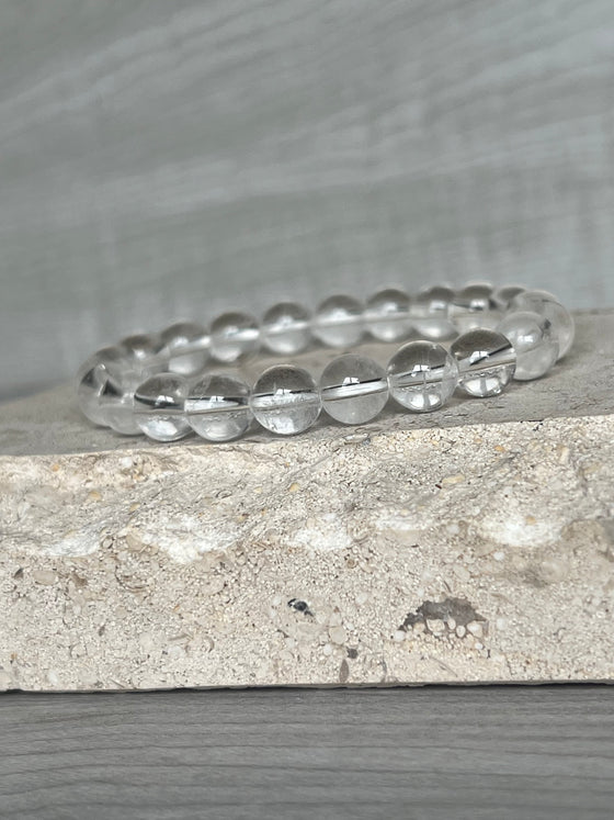 Clear Quartz Gemstone Bracelet