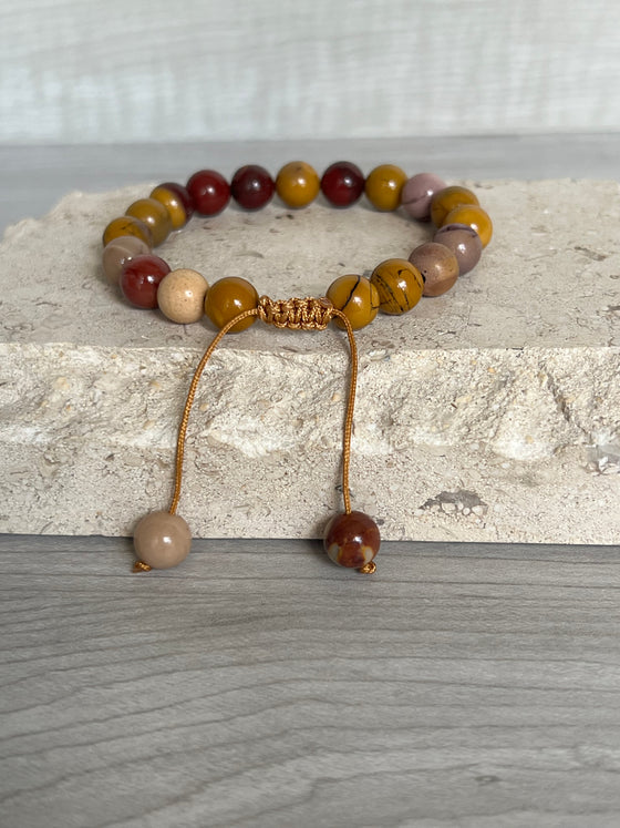 Mookaite Tie Bracelet