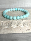 Blue Amazonite Gemstone Bracelet