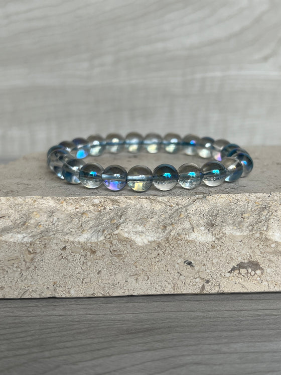 Blue Angel Aura Gemstone Bracelet