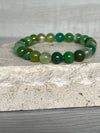 Green Agate Gemstone Bracelet