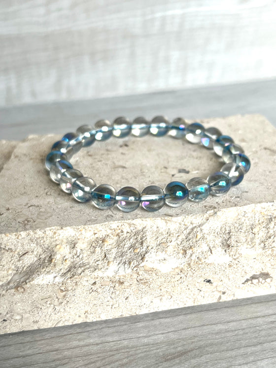 Blue Angel Aura Gemstone Bracelet