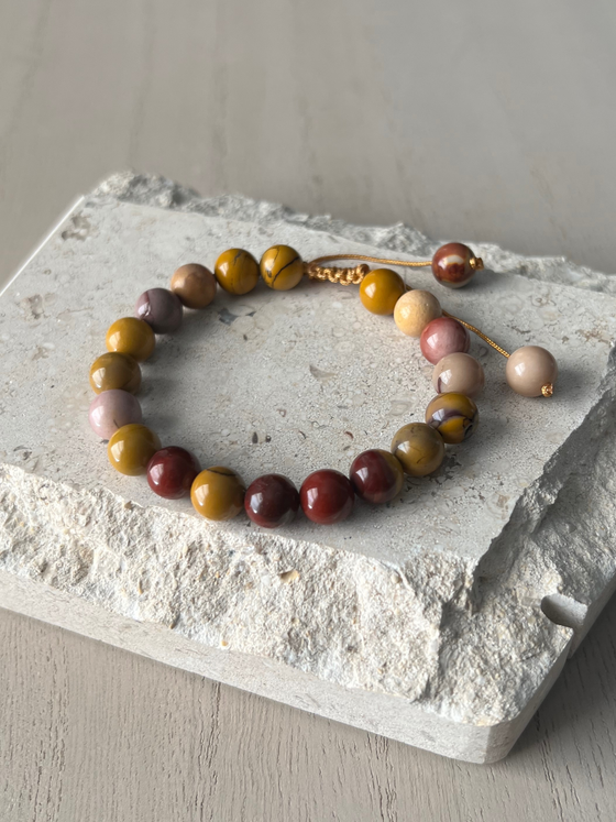 Mookaite Tie Bracelet