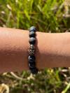 Buddha Lava Gemstone Bracelet