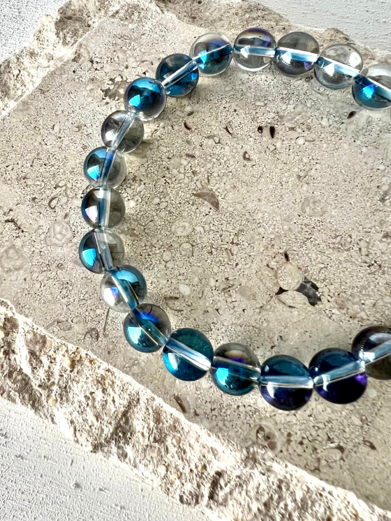 Blue Angel Aura Gemstone Bracelet