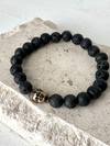 Buddha Lava Gemstone Bracelet